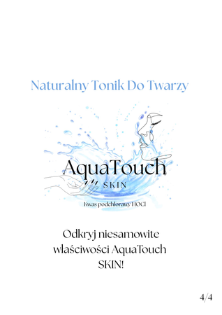 AquaTouch SKIN 250ml Naturalny Tonik Do Twarzy