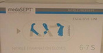 MEDASEPT rękawice diagnostyczne nitrylowe bezpudrowe rozmiar S