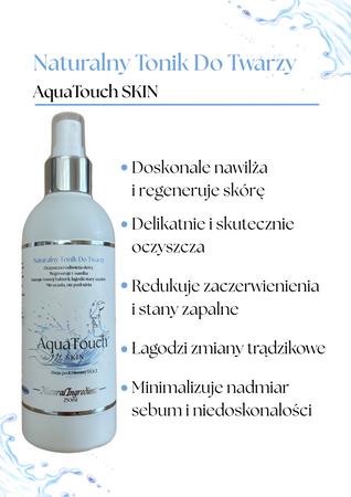 AquaTouch SKIN  250ml Naturalny Tonik Do Twarzy