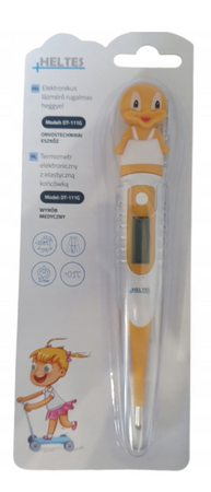 Termometr elektroniczny z elastyczną końcówką Heltes Kaczka/Panda