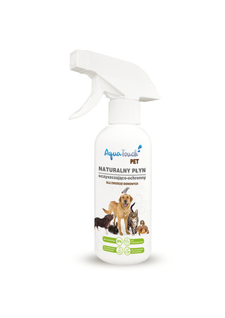 AquaTouch PET Naturalny płyn oczyszczająco-ochronny dla zwierząt 250ml