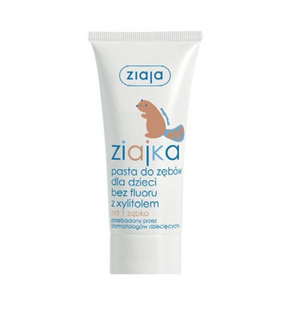 Ziajka pasta do zębów bez fluoru z xylitolem 50 ml